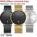 Luxury honorable watch wholesale price curved glass low moq minimalist watch